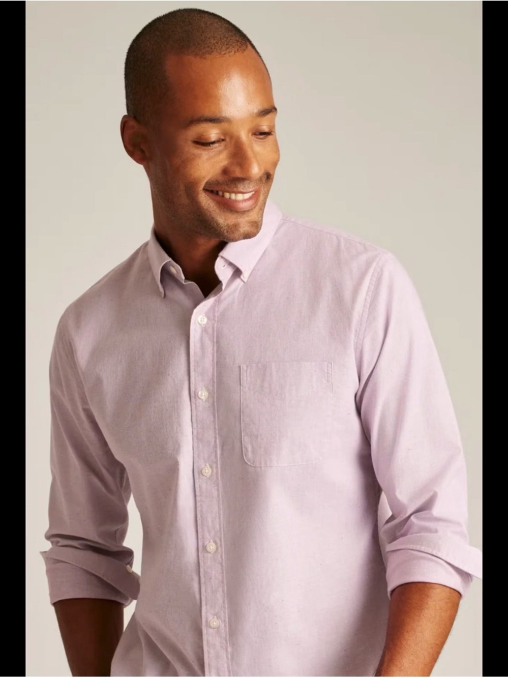 Bonobos Everyday Oxford Athletic Fit Lavender Button-Down Shirt